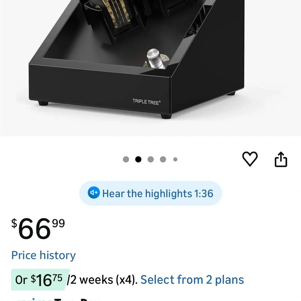 2 Watch Electric Watch Winder - Picture 5 of 5